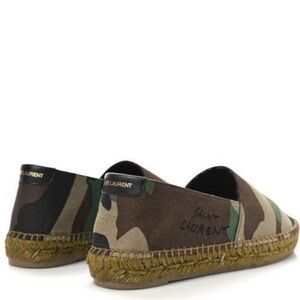 Saint Laurent camo espadrilles